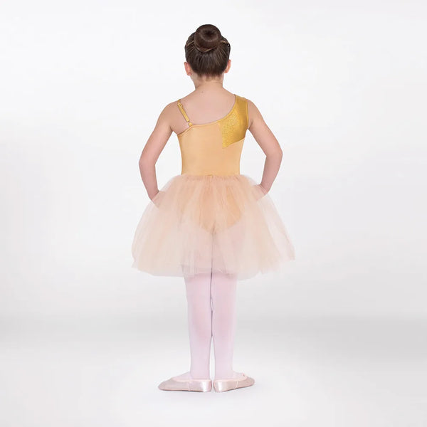 1st Position Asymmetric Glitter Panel Tutu  | Dazzle Dancewear Ltd