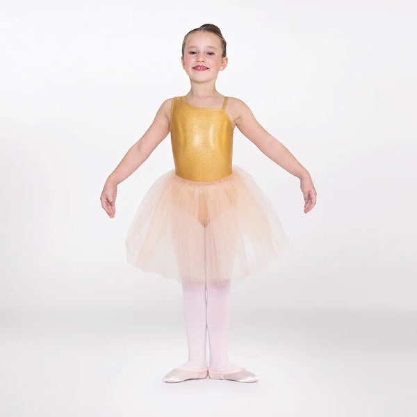 1st Position Asymmetric Glitter Panel Tutu  | Dazzle Dancewear Ltd