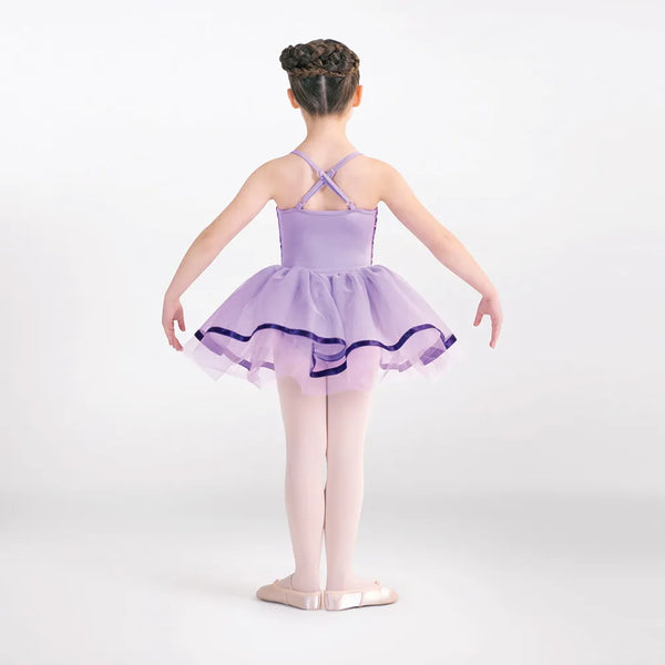 1st Position Sequinned Panel Ballet Dress | Dazzle Dancewear Ltd