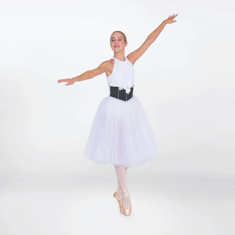 1st Position Gathered Halterneck Romantic Tutu | Dazzle Dancewear Ltd