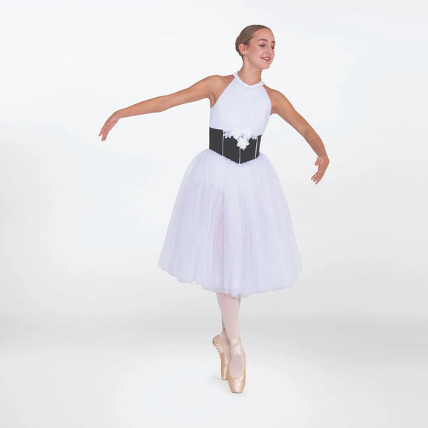 1st Position Gathered Halterneck Romantic Tutu | Dazzle Dancewear Ltd