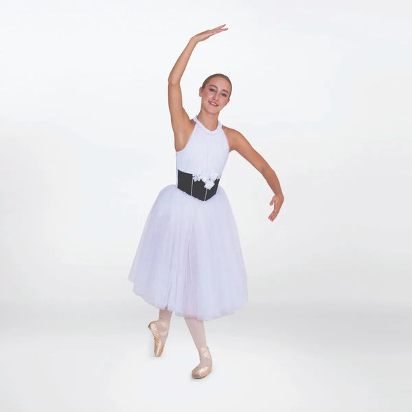 1st Position Gathered Halterneck Romantic Tutu | Dazzle Dancewear Ltd