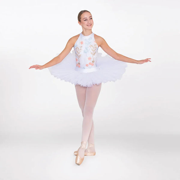 1st Position Halterneck Floral Platter Tutu | Dazzle Dancewear Ltd