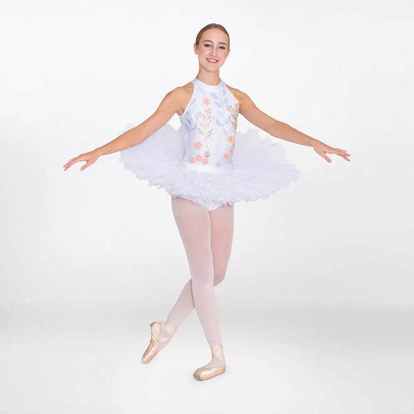 1st Position Halterneck Floral Platter Tutu | Dazzle Dancewear Ltd