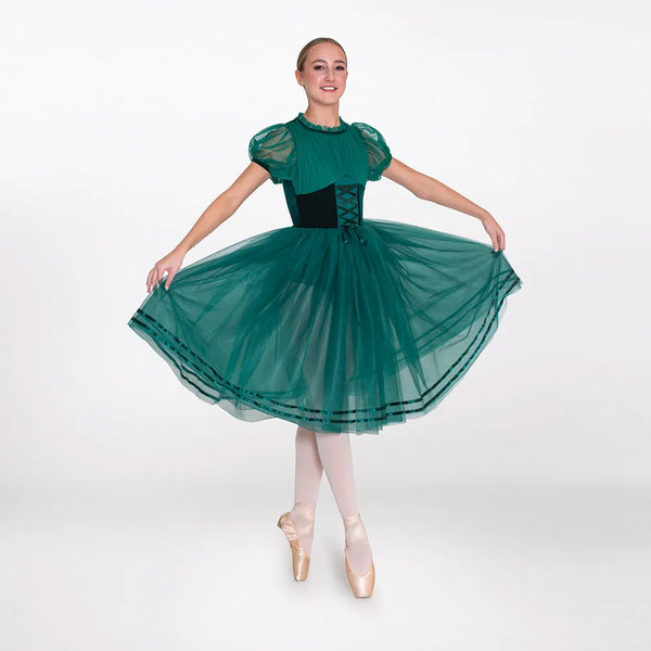 1st Position Puff-Sleeved Corset Romantic Tutu  | Dazzle Dancewear Ltd