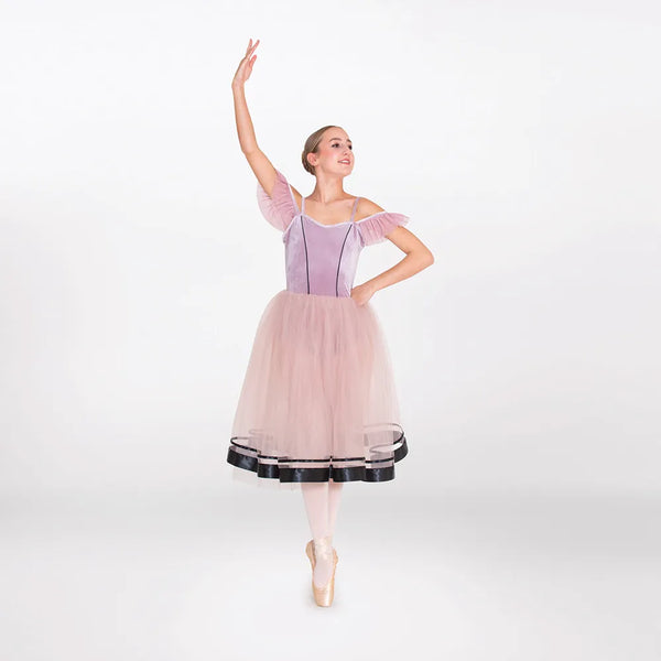 1st Position Frill-Cuffed Romantic Tutu | Dazzle Dancewear Ltd