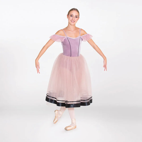 1st Position Frill-Cuffed Romantic Tutu | Dazzle Dancewear Ltd