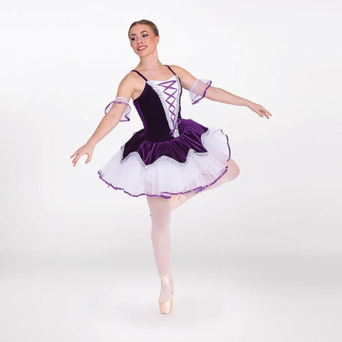 1st Position Peplum Tutu with Lace Detail | Dazzle Dancewear Ltd