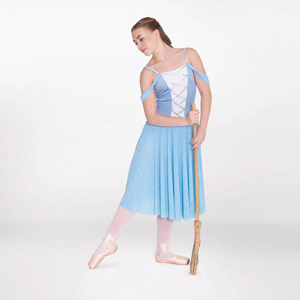 1st Position Romantic Ballet Tutu with Mesh Strap Detail | Dazzle Dancewear Ltd