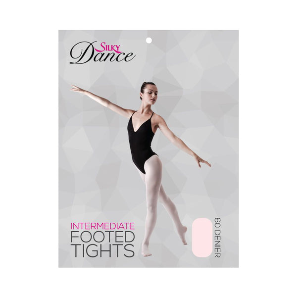 Silky Intermediate Footed Tights | Dazzle Dancewear Ltd