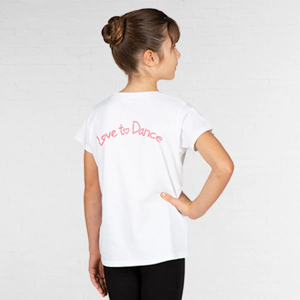 Heart Motif T-Shirt | Little Ballerina