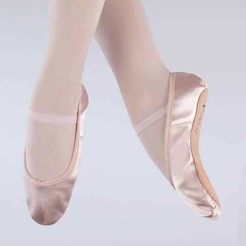 1st Position Pink Satin Ballet Shoes | Dazzle Dancewear Ltd