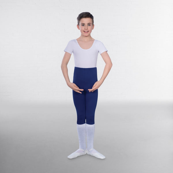 1st Position Male Short Sleeve Scoop Neck Leotard - Dazzle Dancewear Ltd