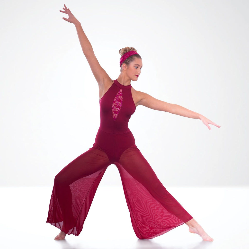 Black Sequin Lace Bodice Ballet Costume Lyrical & Contemporary