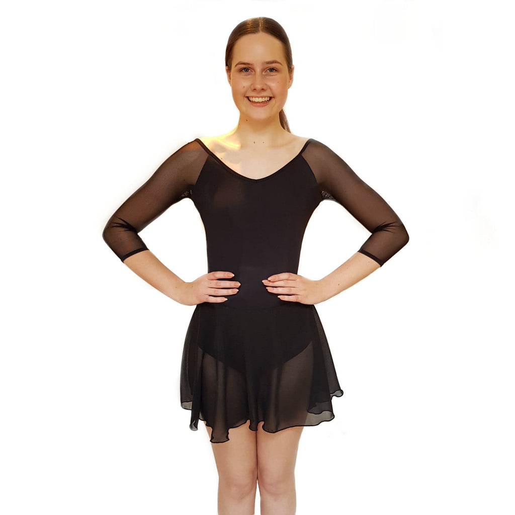Black Wrapover Skirt - Dazzle Dancewear Ltd