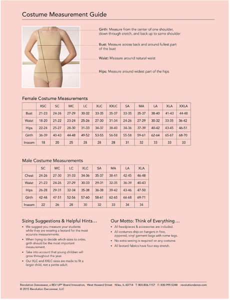 Revolution Ay Caramba Costume - Dazzle Dancewear Ltd
