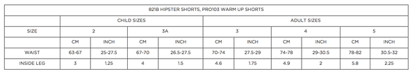 1st Position Cotton Elastane Warm Up Shorts - Dazzle Dancewear Ltd