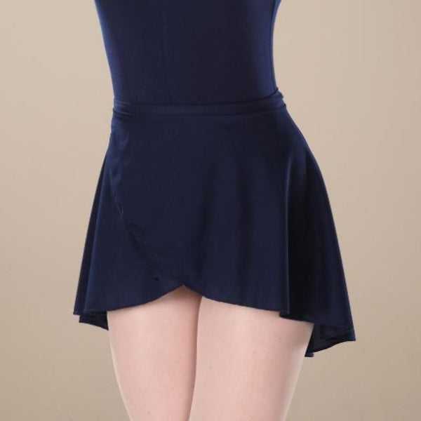 Adagio Navy ISTD Wrapover Skirt - Dazzle Dancewear Ltd