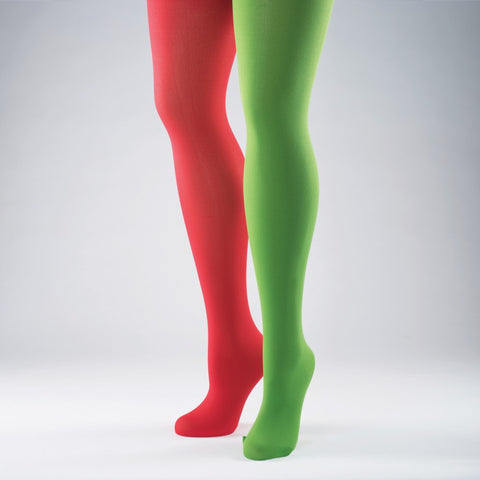 Adult Red & Green Elf Tights - Dazzle Dancewear Ltd