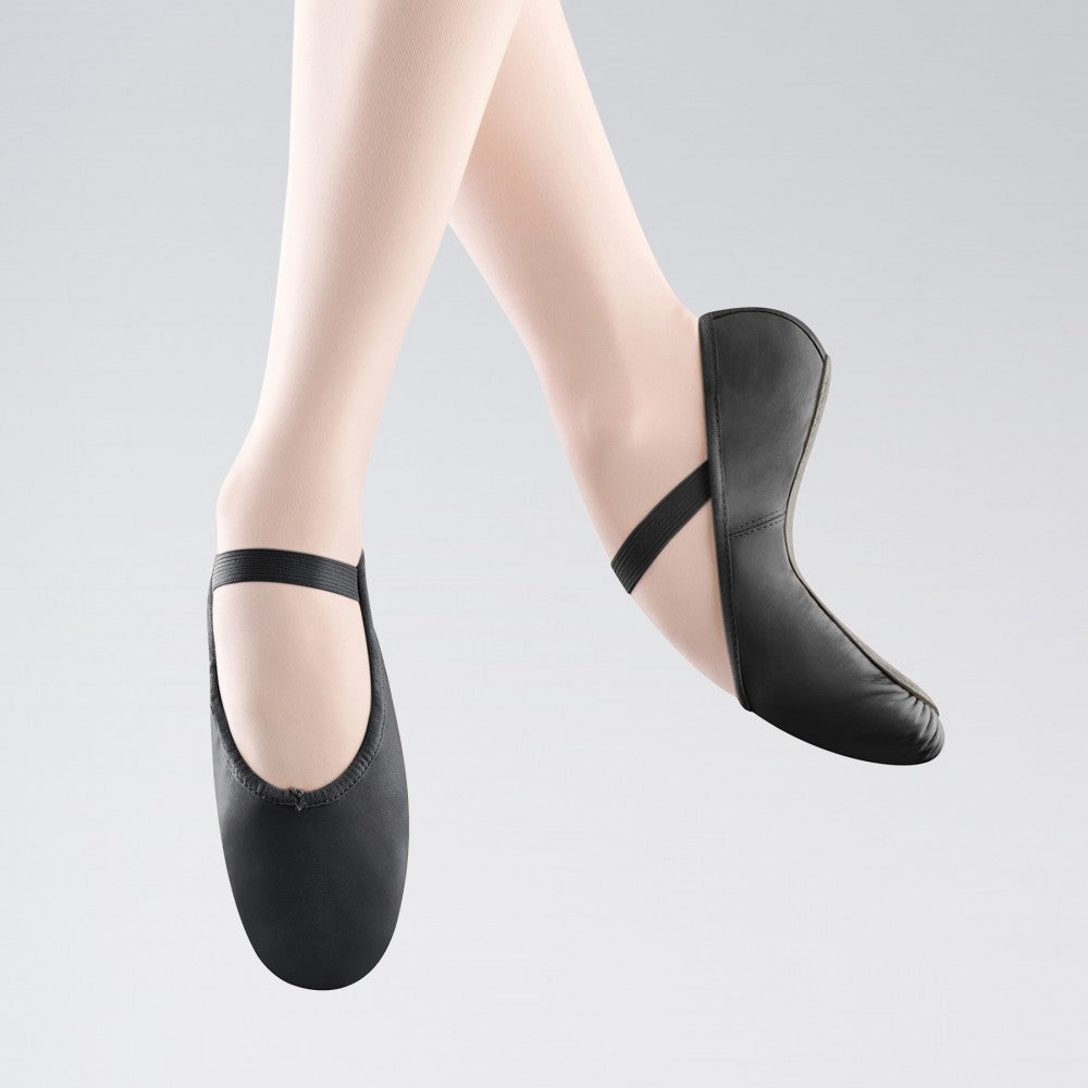 Bloch 209 Arise Full Sole Black Leather Ballet Shoes - Dazzle Dancewear Ltd