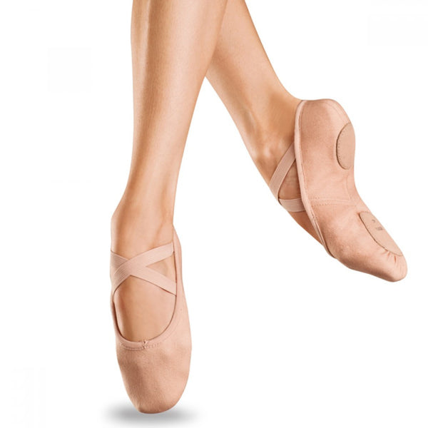 Bloch 282 Zenith Stretch Pink Canvas Ballet Shoes - Dazzle Dancewear Ltd