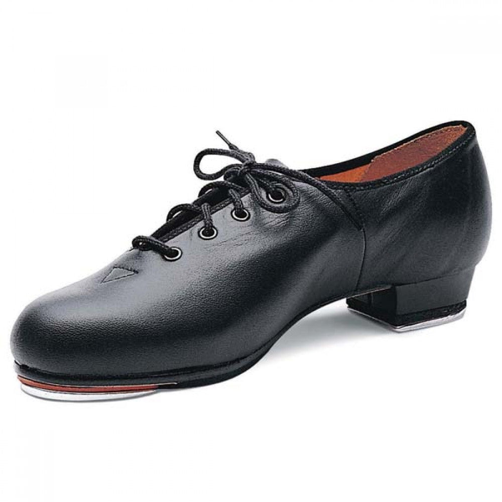 Bloch 301 Black Synthetic Leather Jazz Tap Shoes | Dazzle Dancewear Ltd