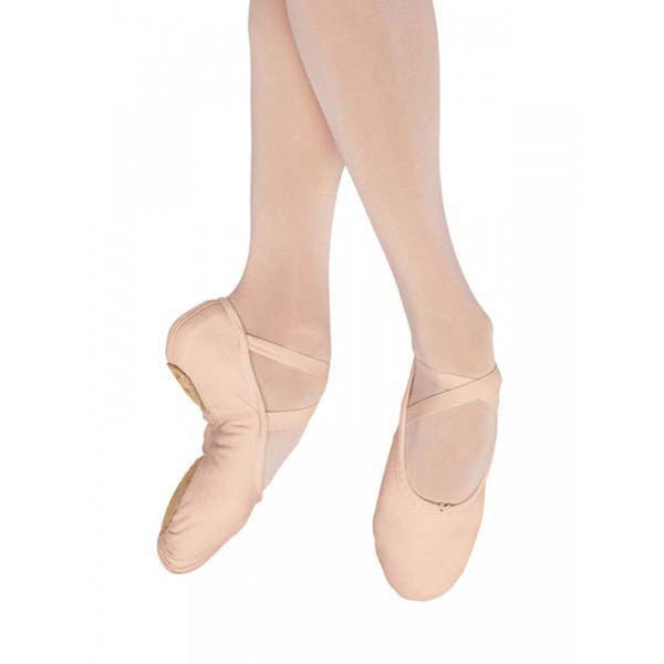 Bloch 277 Pink Pump Split Sole Canvas Ballet Shoes - Dazzle Dancewear Ltd