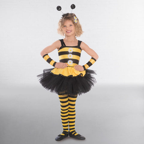 1st Position Bee Dress Overlay with Daisies-Dazzle Dancewear Ltd
