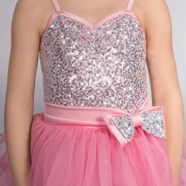 1st Position Candy Floss Sequin Glitz Dress - Dazzle Dancewear Ltd