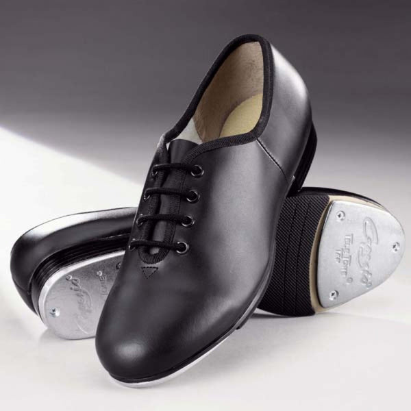 Capezio CG55 Black Leather Tele Tone Xtreme Tap Shoes - Dazzle Dancewear Ltd