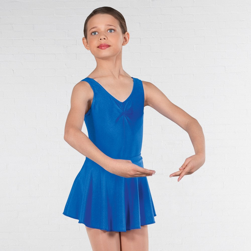 IDTA Royal Blue Nylon Elastane Circular Ballet Dance Skirt - Dazzle Dancewear Ltd