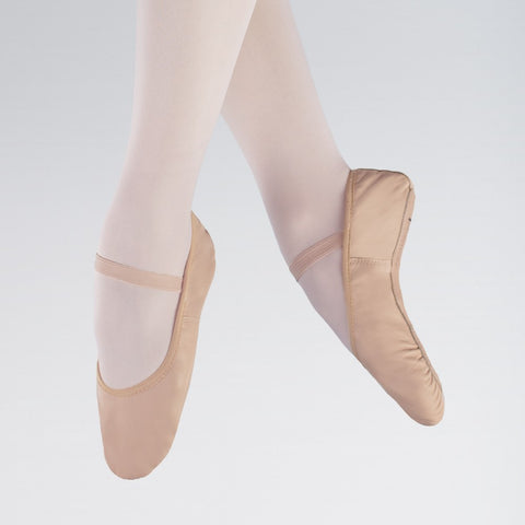 1st Position Premium Stretch Binding Leather Ballet Shoes | Dazzle Dancewear Ltd