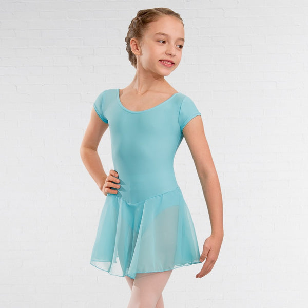 NATD Class Preliminary Grade 1 Voile Skirted Cap Sleeved Leotard - Dazzle Dancewear Ltd