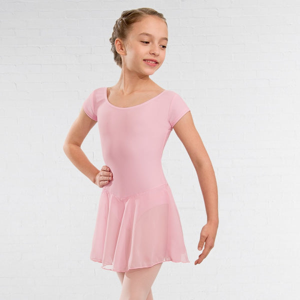 NATD Class Preliminary Grade 1 Voile Skirted Cap Sleeved Leotard - Dazzle Dancewear Ltd