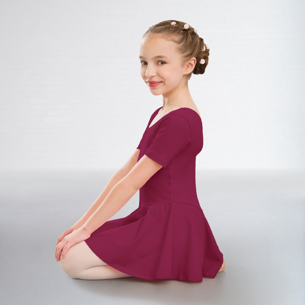 1st Position Cotton Skirted Ballet Dance Leotard - Dazzle Dancewear Ltd