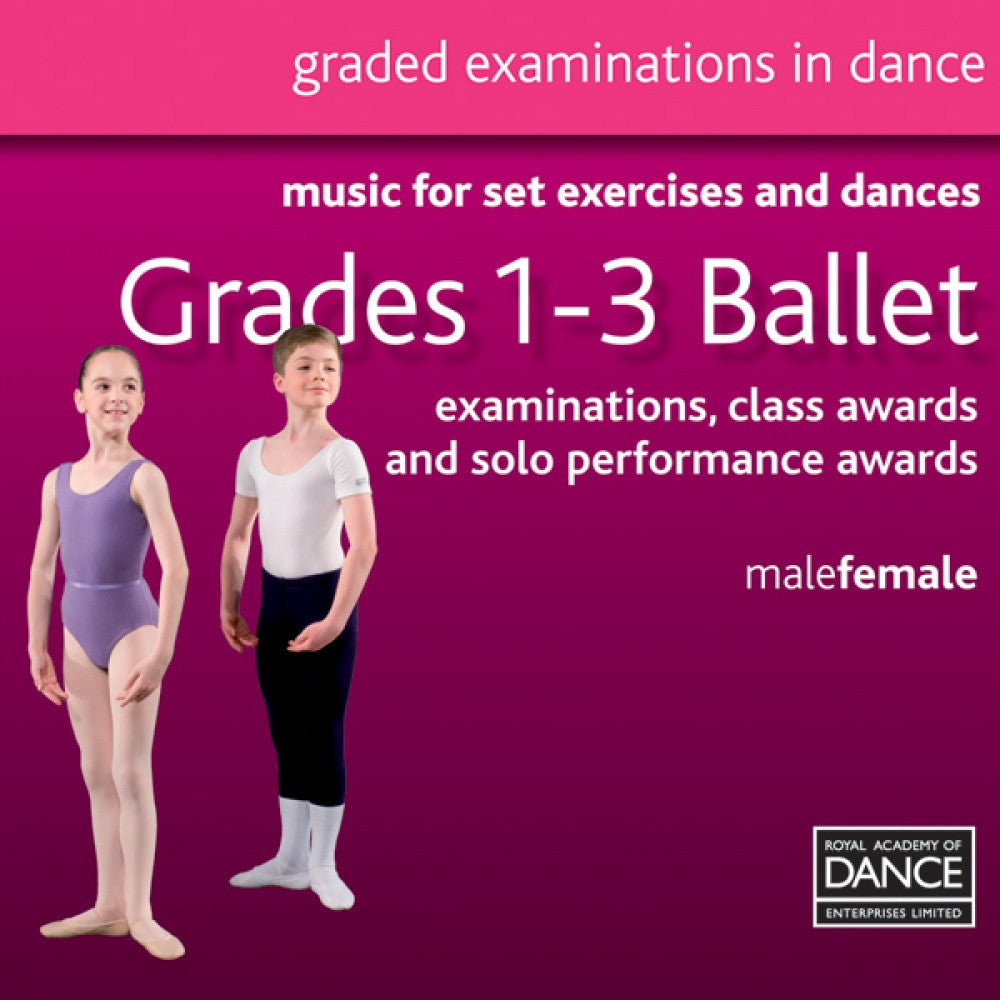 RAD Grades 1-3 Ballet CD - Dazzle Dancewear Ltd