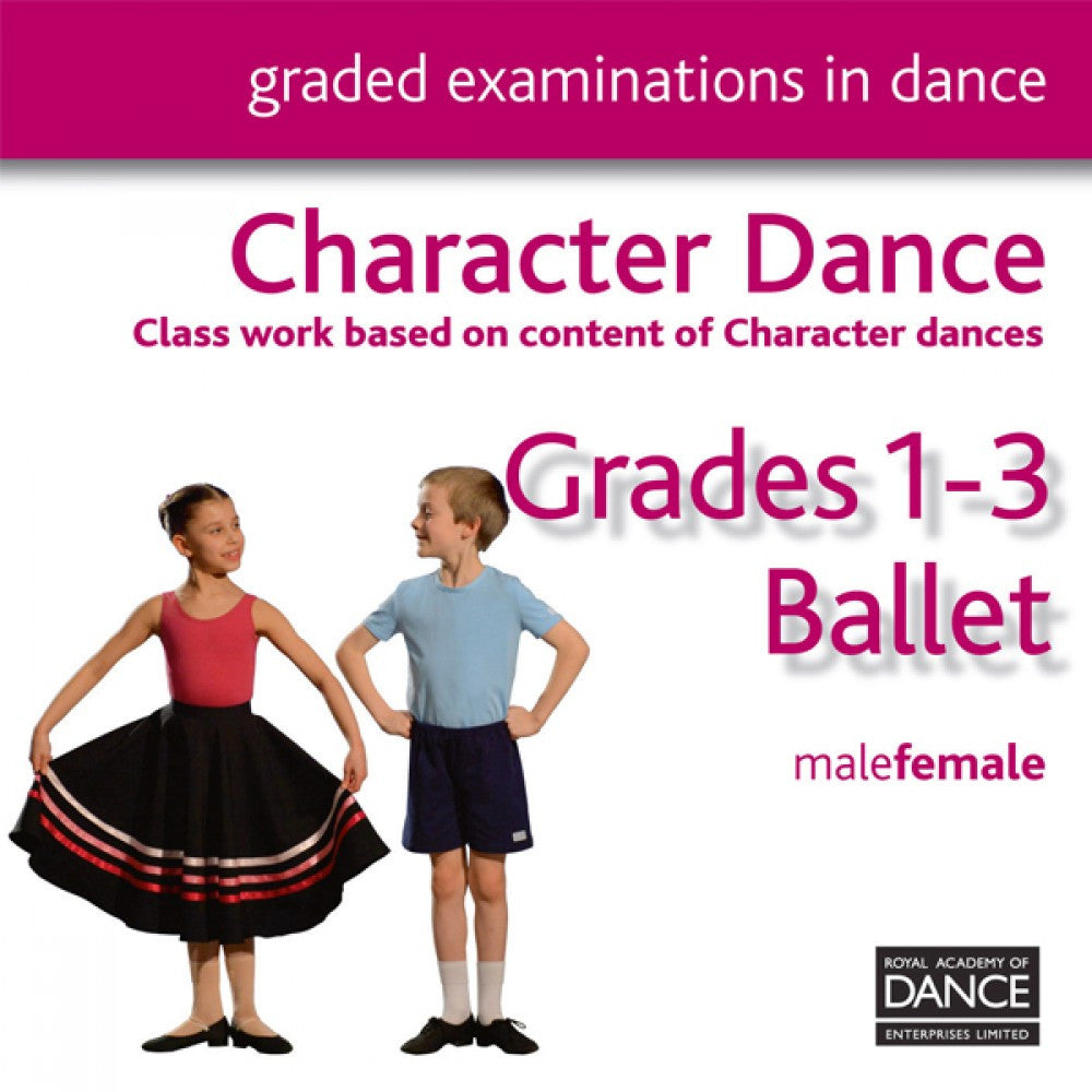 RAD Grades 1-3 Character CD - Dazzle Dancewear Ltd
