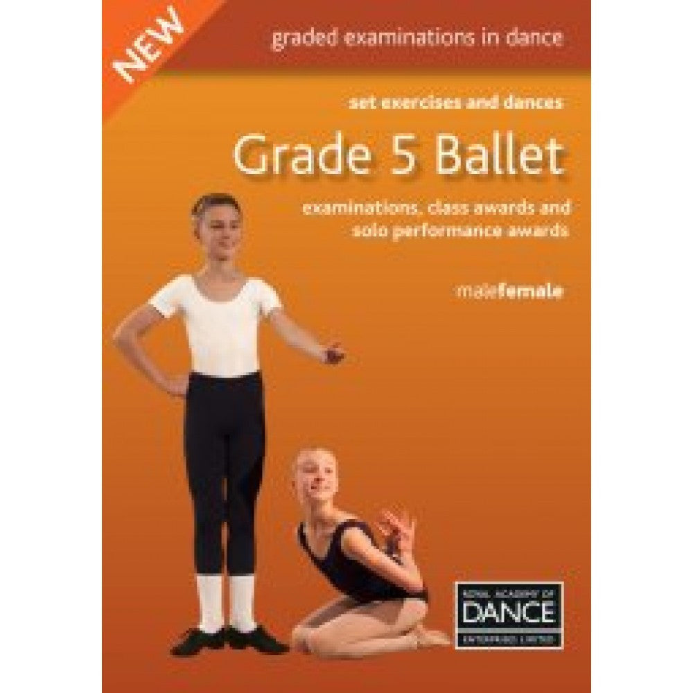 RAD Grade 5 Ballet Set Exercises & Dances Book - Dazzle Dancewear Ltd