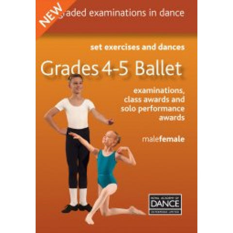 RAD Grades 4-5 Ballet DVD - Dazzle Dancewear Ltd