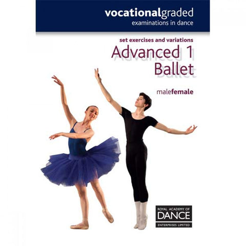 RAD Advanced 1 Male/Female Ballet Word Notes - Dazzle Dancewear Ltd