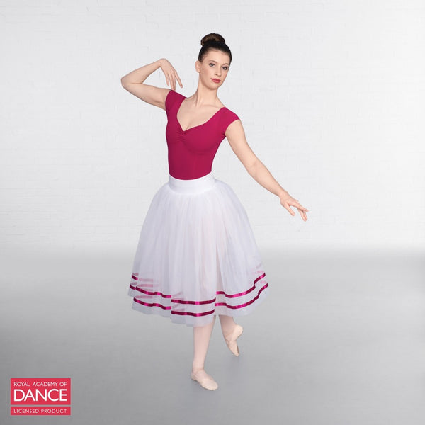 RAD Approved Ballet Dance Leotard with Ruched Front - Dazzle Dancewear Ltd
