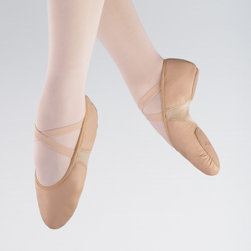 1st Position Split Sole Leather Flex Ballet Shoes - Dazzle Dancewear Ltd