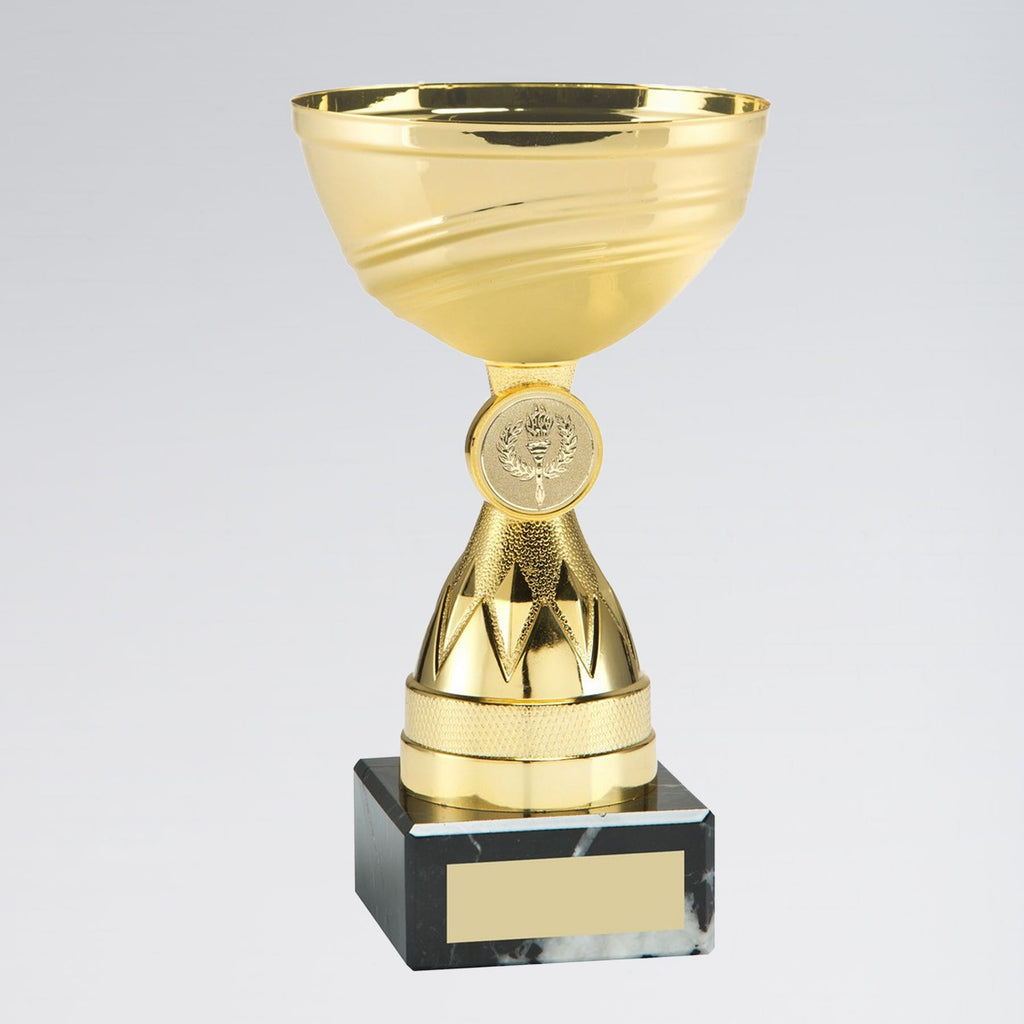 Mini Diamond Gold Stem Trophy 127 mm-Dazzle Dancewear Ltd