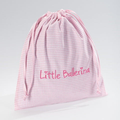 Little Ballerina Large Gingham Bag - Dazzle Dancewear Ltd