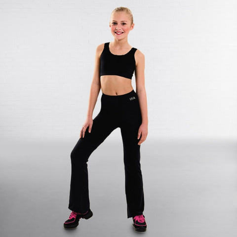 UKA Modern, Jazz & Freestyle Black Jazz Pants - Dazzle Dancewear Ltd