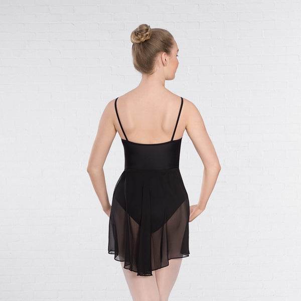 UTD Black Level 4 Advanced Ballet Wrapover Chiffon Skirt - Dazzle Dancewear Ltd