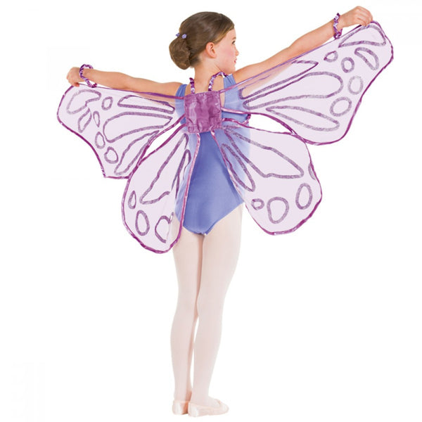 Floating Butterfly Wings With Glitter - Dazzle Dancewear Ltd