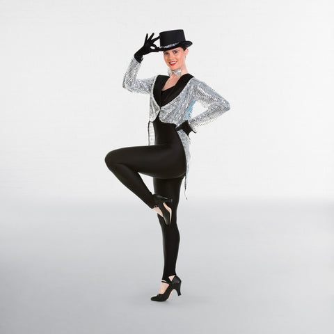 Sequin Broadway Tailcoat - Dazzle Dancewear Ltd